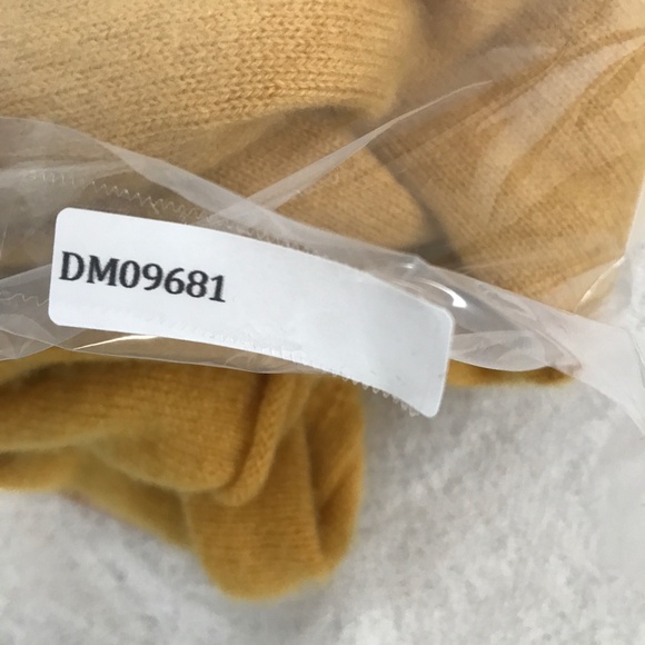 360 CASHMERE WOMENS SWEATER 100% CASHMERE YELLOW SLOUCHY OVERSIZE PULLOVER SMALL - Picture 10 of 10